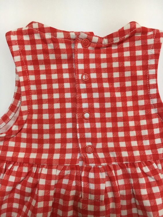 پیراهن دخترانه برند توک توک original ،دکمه جفتی در پشت یقه