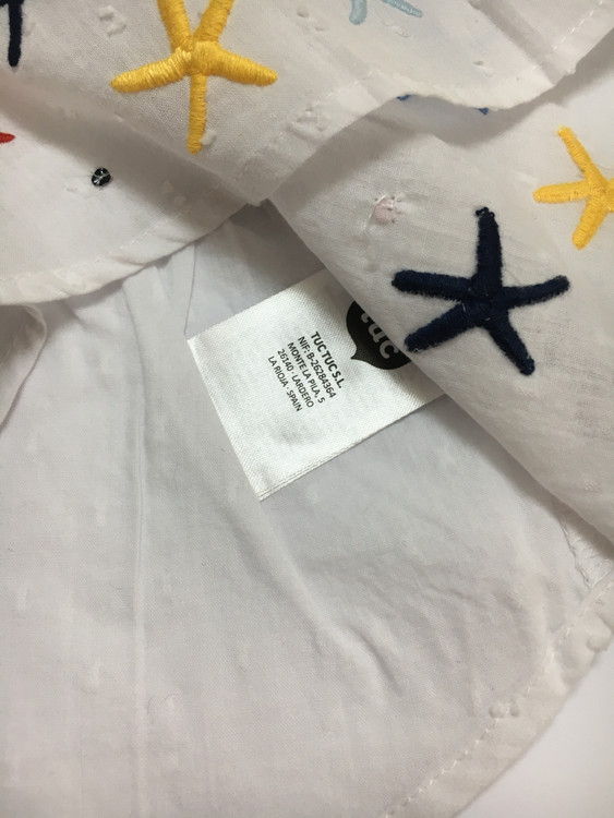 پیراهن اورجینال دخترانه برند توک توک Spain بارکددار