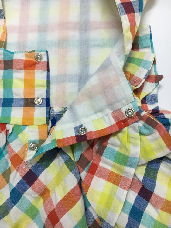 پیراهن orginal دخترانه دکمه جفتی پشت کمر