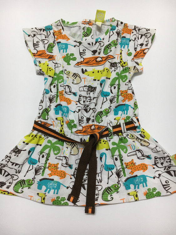 پیراهن دخترانه برند tuc tuc اسپانیا جنس نخ پنبه