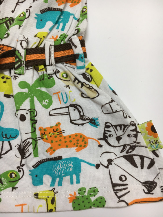 خرید پیراهن دخترانه اصل Spain همراه با کمربند