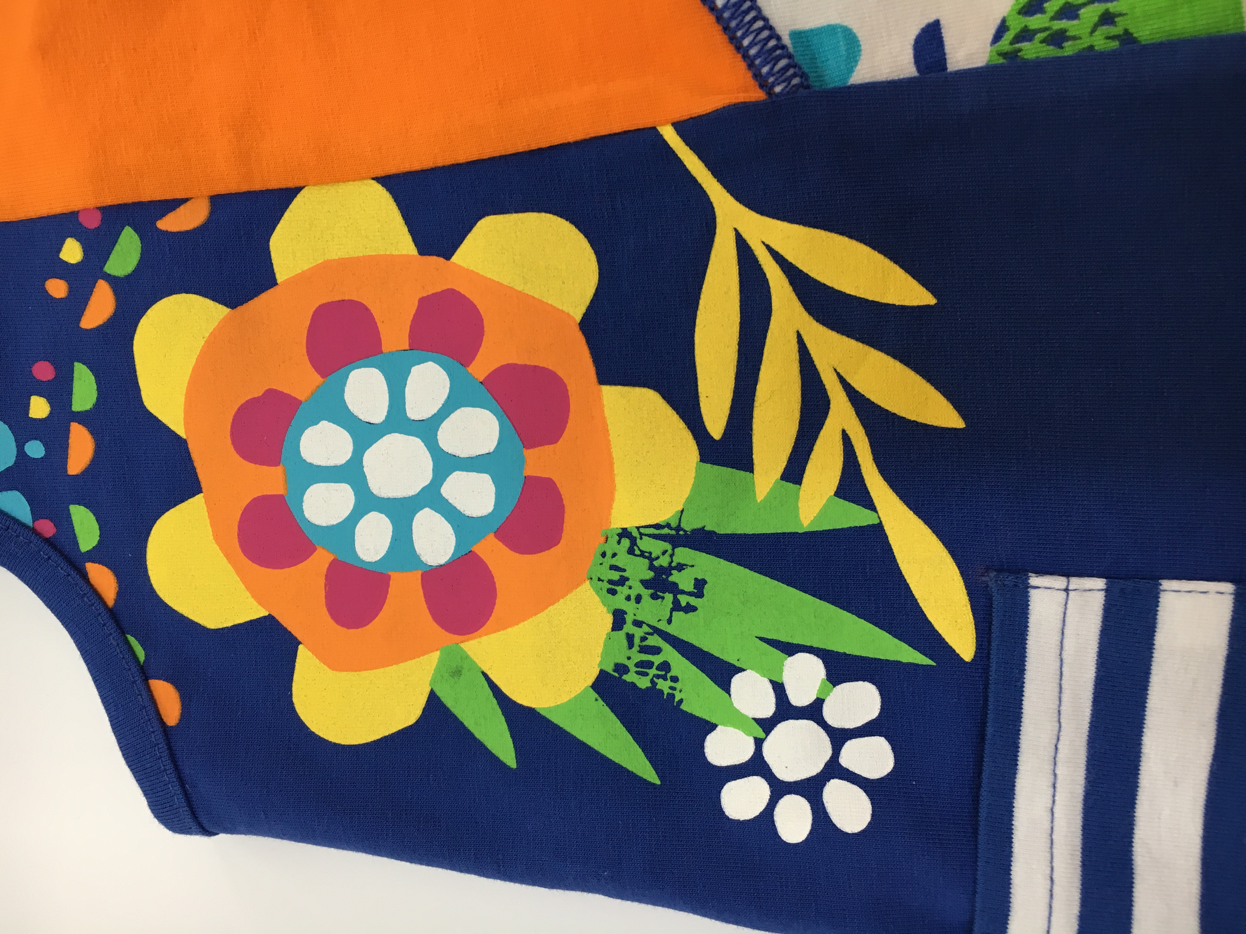 پیراهن دخترانه جیب دار جنس cotton