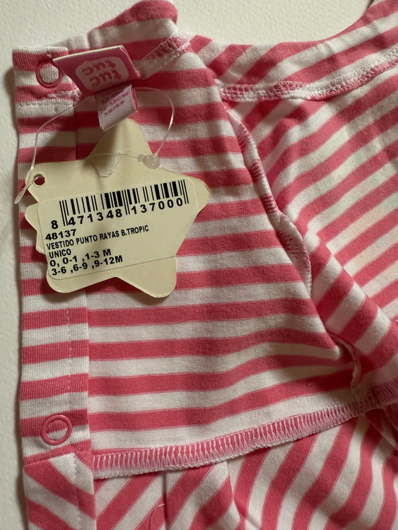 پیراهن نوزادی اصل European دارای شناسه و بارکد