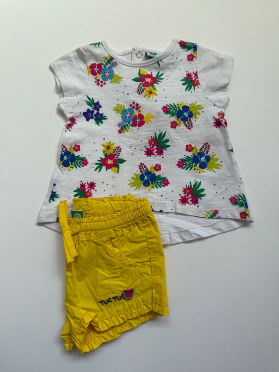 ست تیشرت شورتک برند توک توک Spain