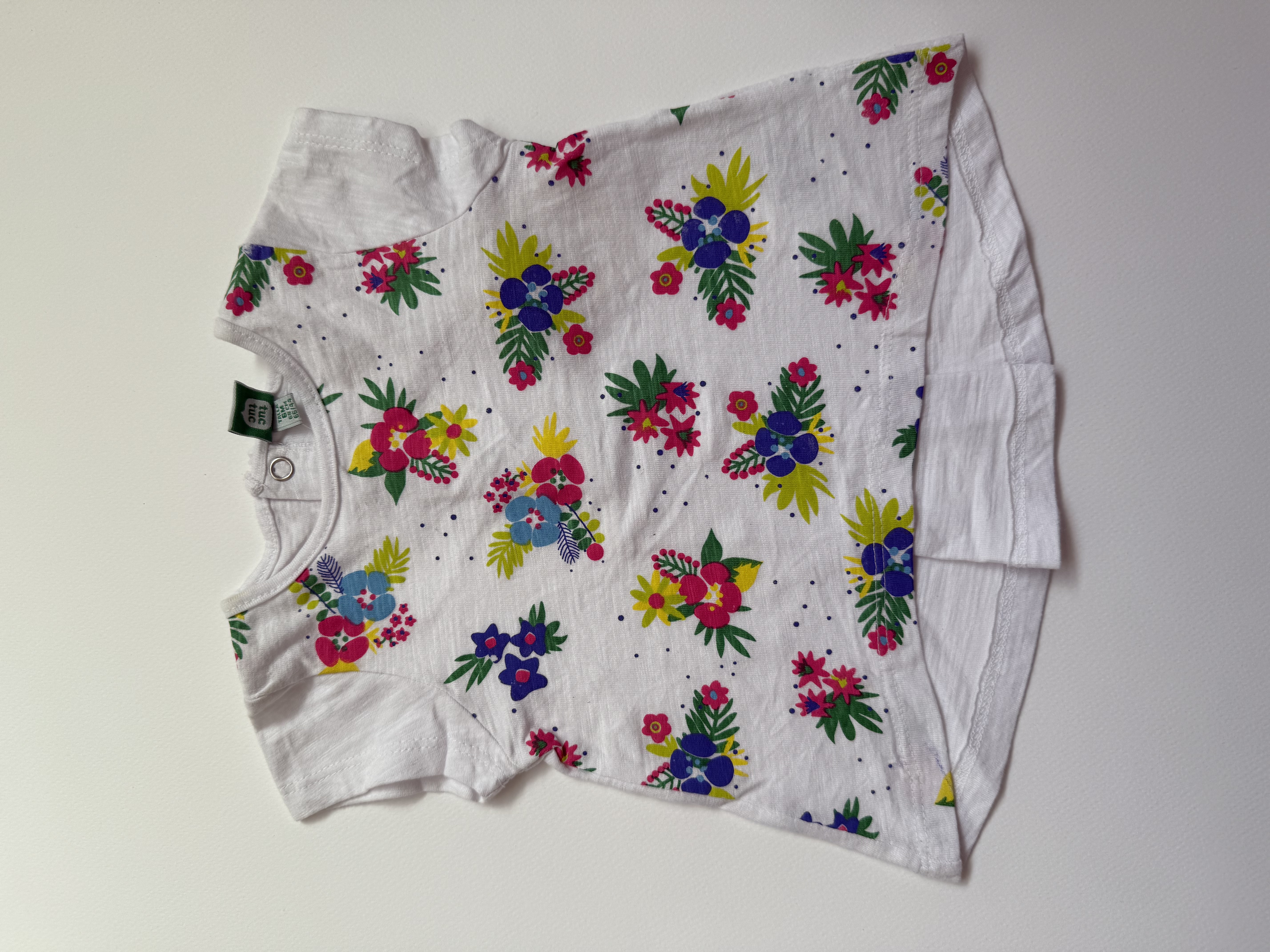 تیشرت دخترانه طرح flower