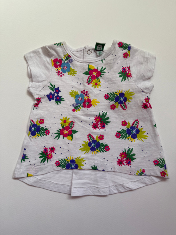 تیشرت دخترانه طرح flower