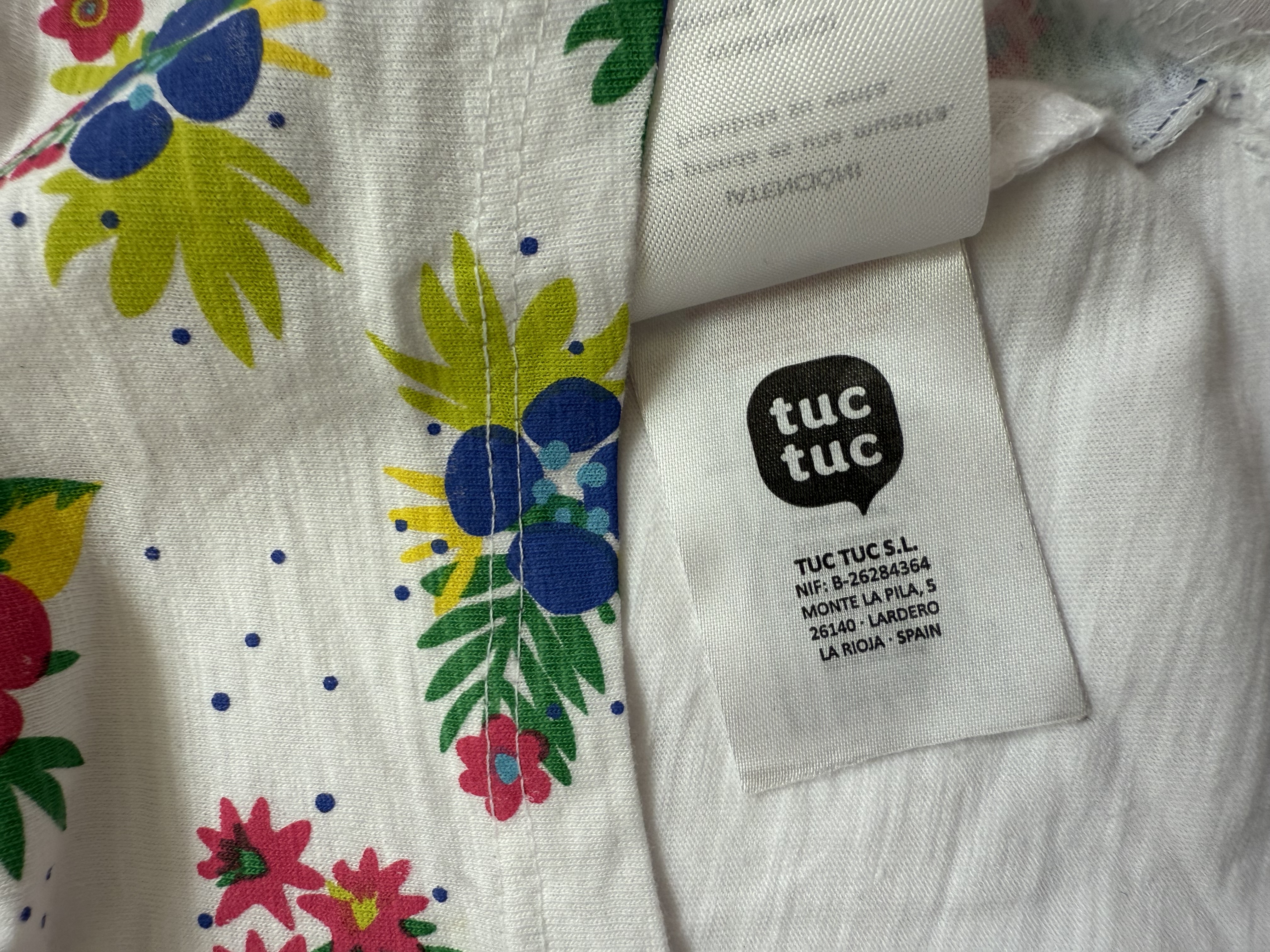 تیشرت دخترانه با لگو tuc tuc