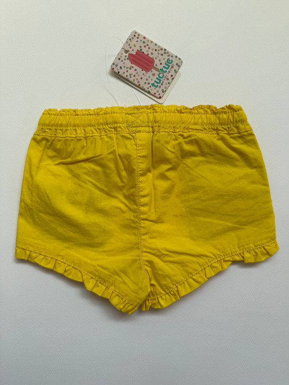 شورتک دخترانه اورجینال کمر کش و بند قابل تنظیم جنس cotton