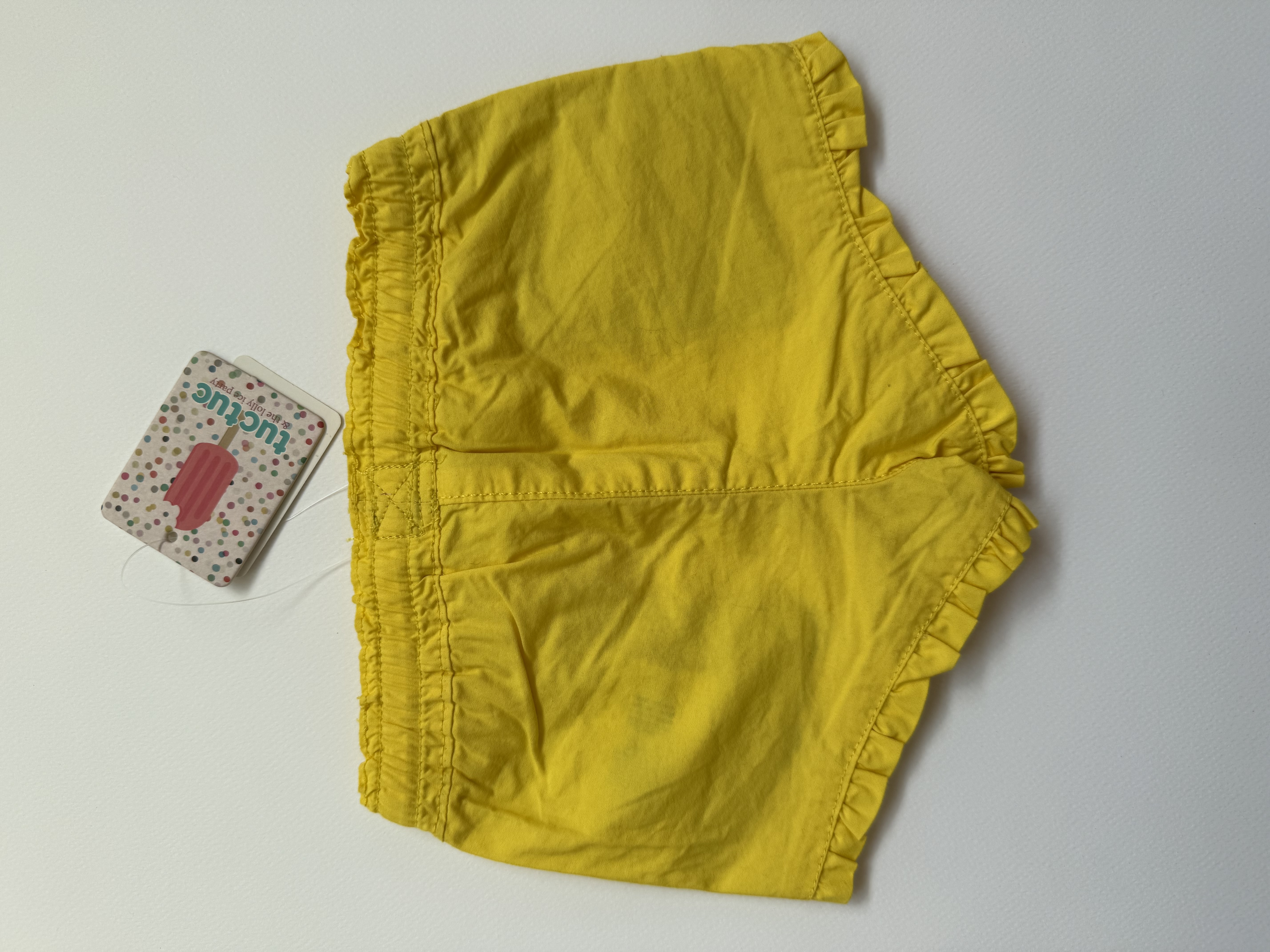 شورتک دخترانه اورجینال کمر کش و بند قابل تنظیم جنس cotton