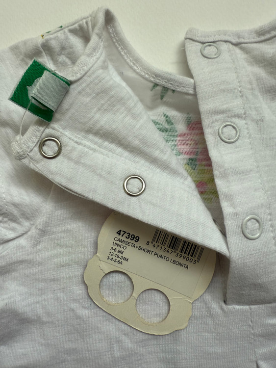 تیشرت دخترانه برند tuc tuc اسپانیا اورجینال بارکددار