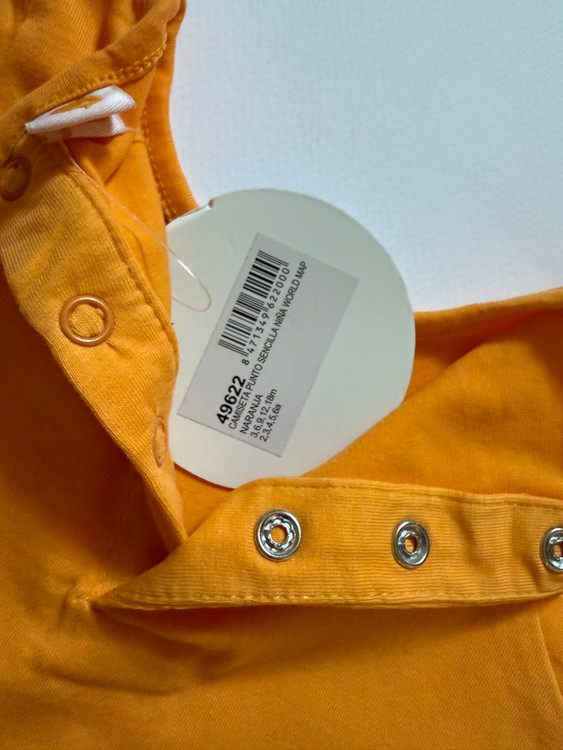 تیشرت دخترانه برند توک توک orginal و بارکددار با دکمه جفتی پشت یقه