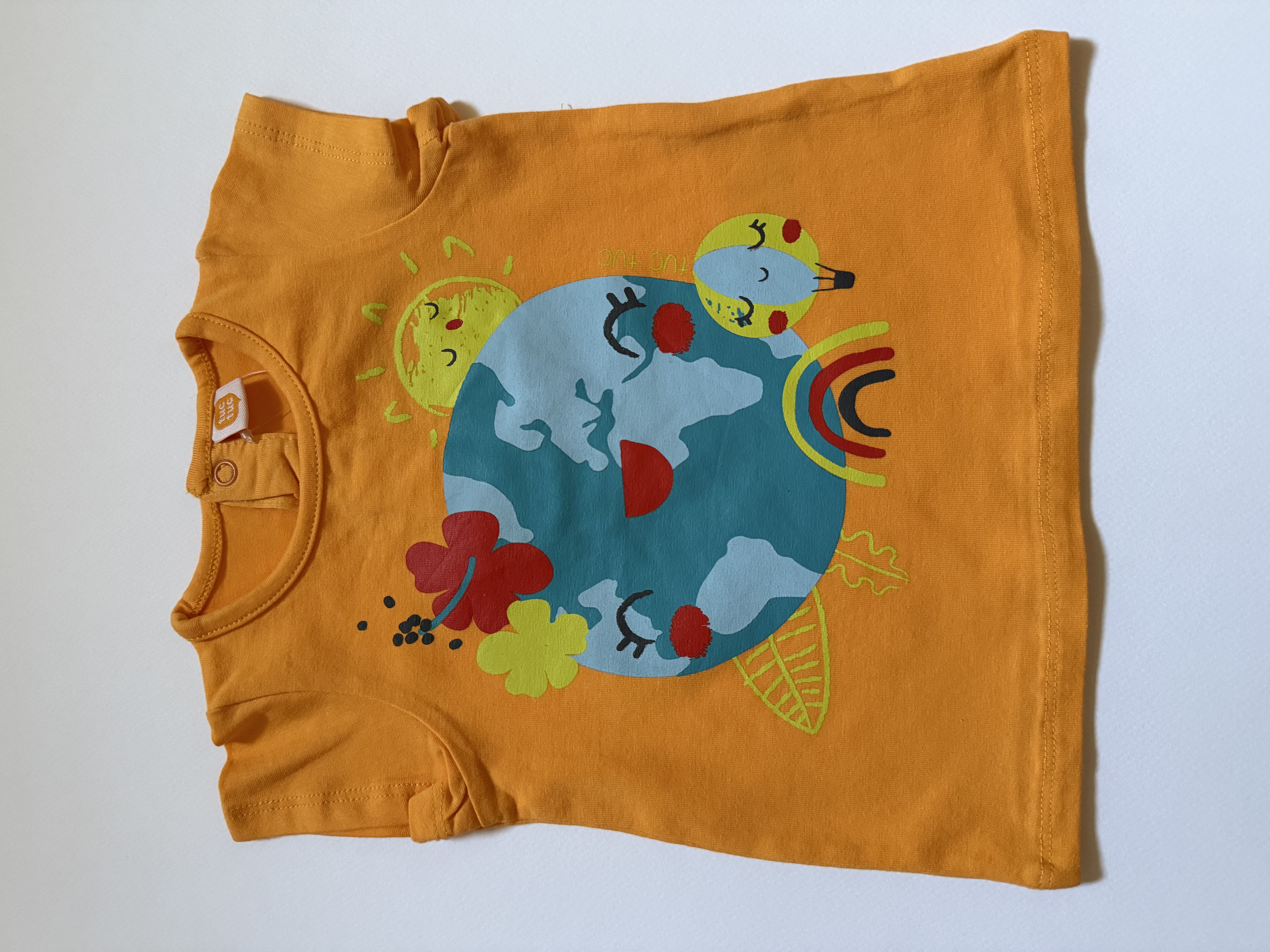 تیشرت دخترانه برند توک توک اسپانیا صددرصد cotton