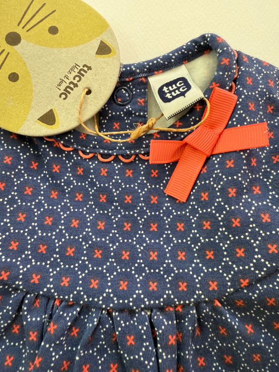 تونیک دخترانه برند توک توک اسپانیا صددرصد cotton