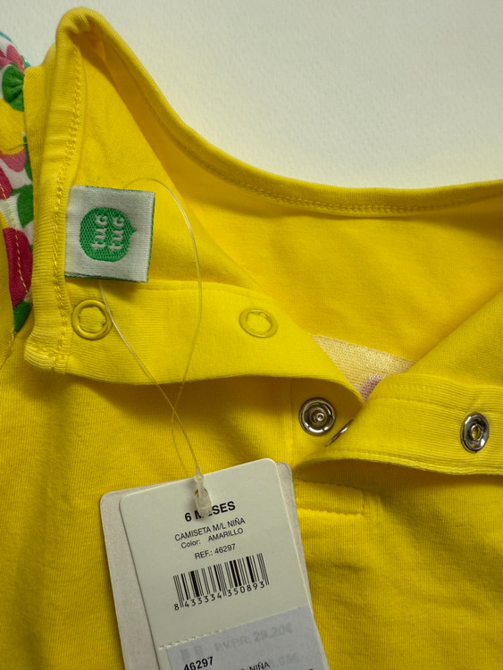 تیشرت دخترانه اروپایی جنس ۱۰۰٪ نخ پنبه