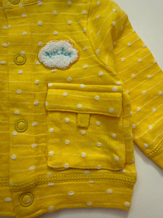 لباس دخترانه اسپانیایی جلو دکمه فلزی و دارای جیب