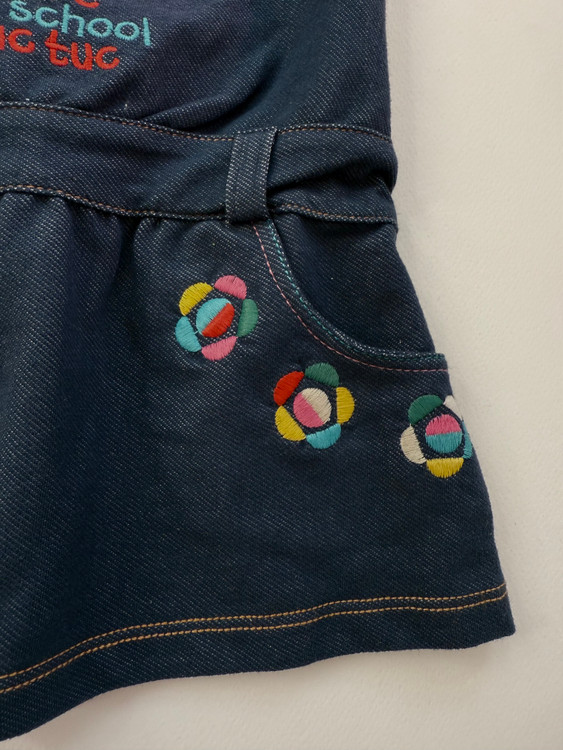 پیراهن اسپانیایی دخترانه دارای دو جیب زیبا