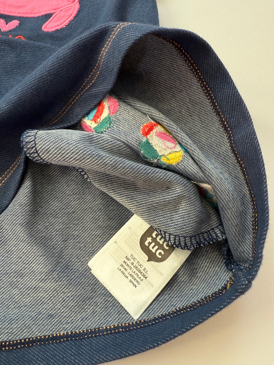 پیراهن اسپانیایی جنس cotton طرح و رنگ جین